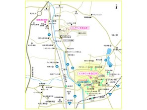 エコタウン半田乙川 現地案内図